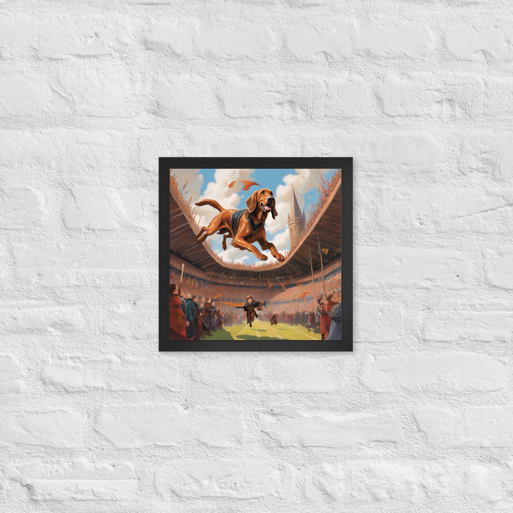 PugMug Custom Bloodhound Framed Print