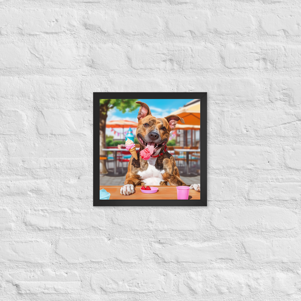 PugMug Custom Tony Hawk Framed Print