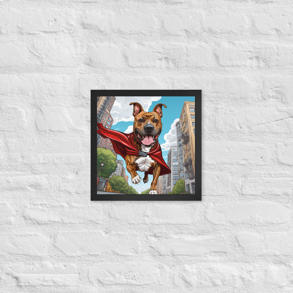 PugMug Custom Tony Hawk Framed Print
