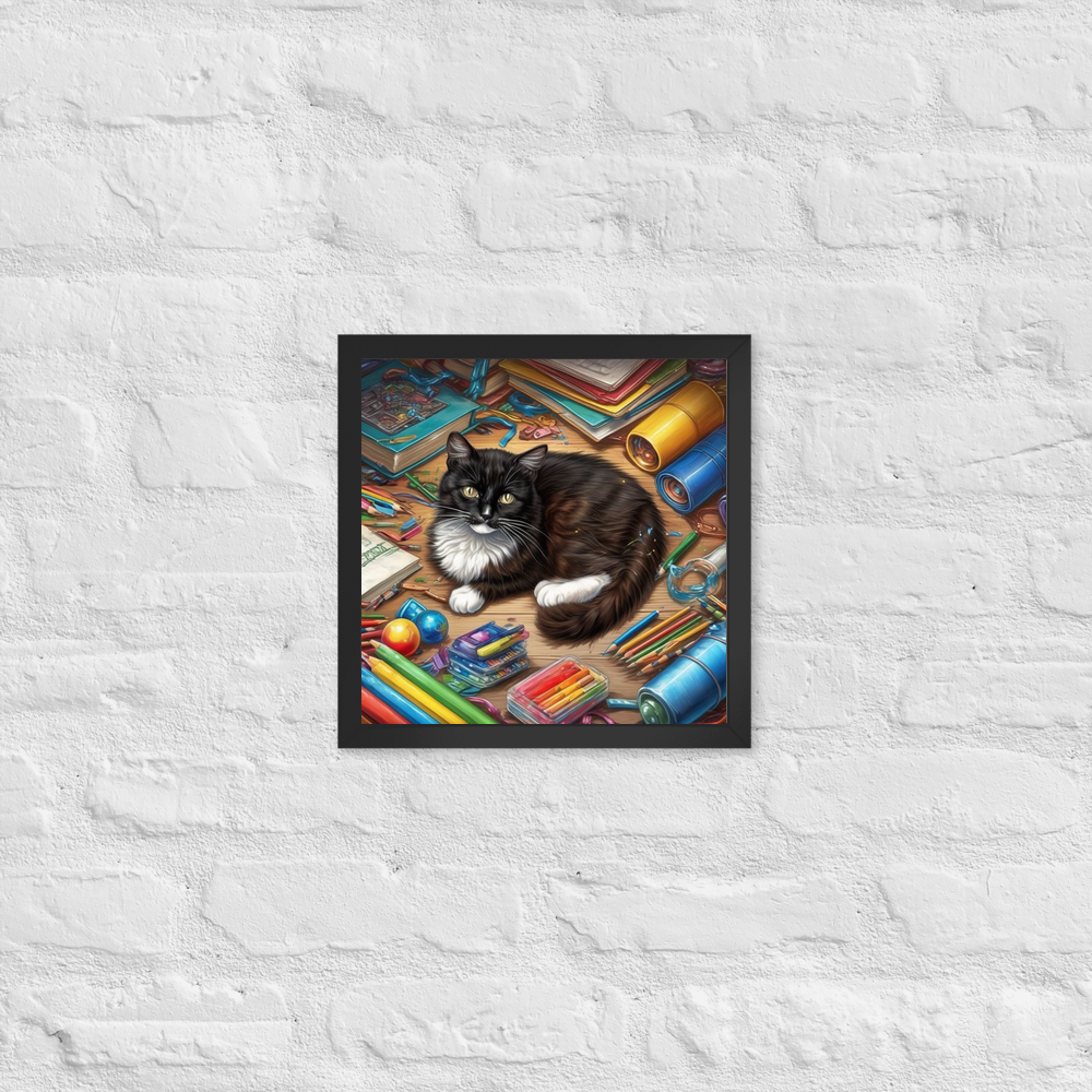 PugMug Custom Peerie Framed Print