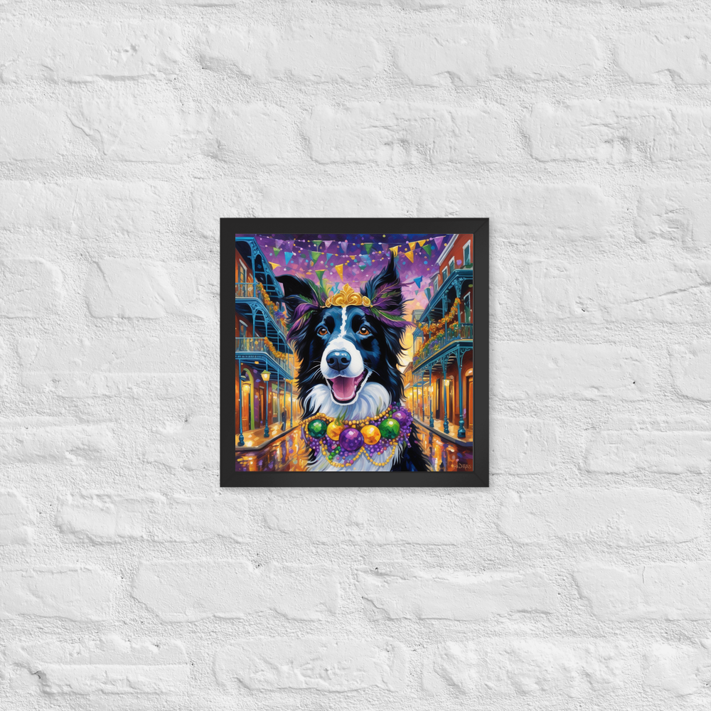 PugMug Custom Border Collie Framed Print