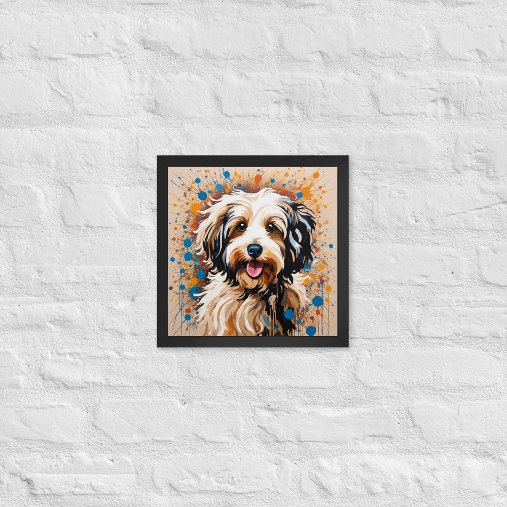 PugMug Custom Tan Havanese Dog Framed Print