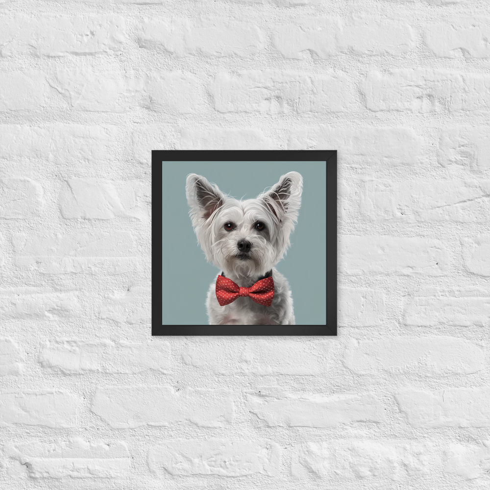 PugMug Custom Leo Framed Print