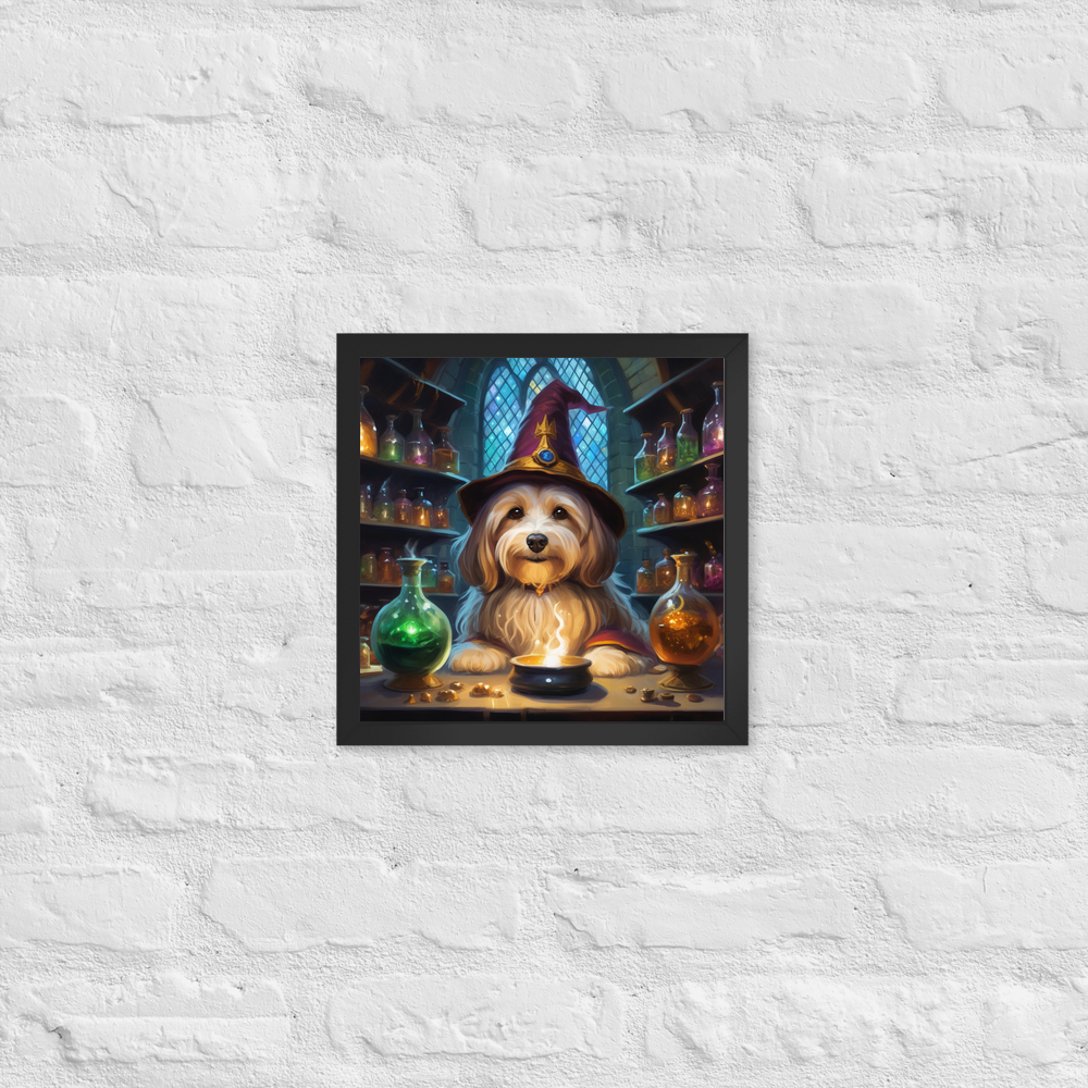 PugMug Custom Tan Havanese Dog Framed Print