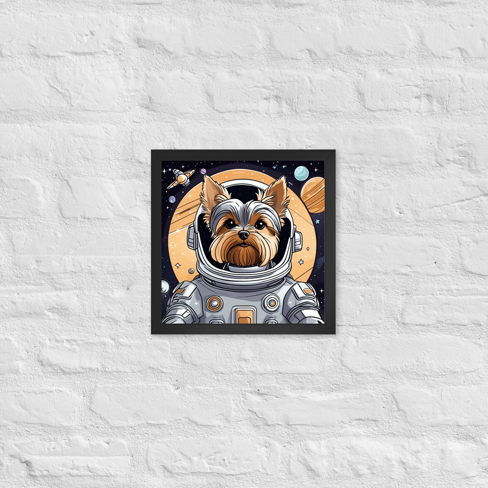 PugMug Custom Yorkshire Terrier Framed Print