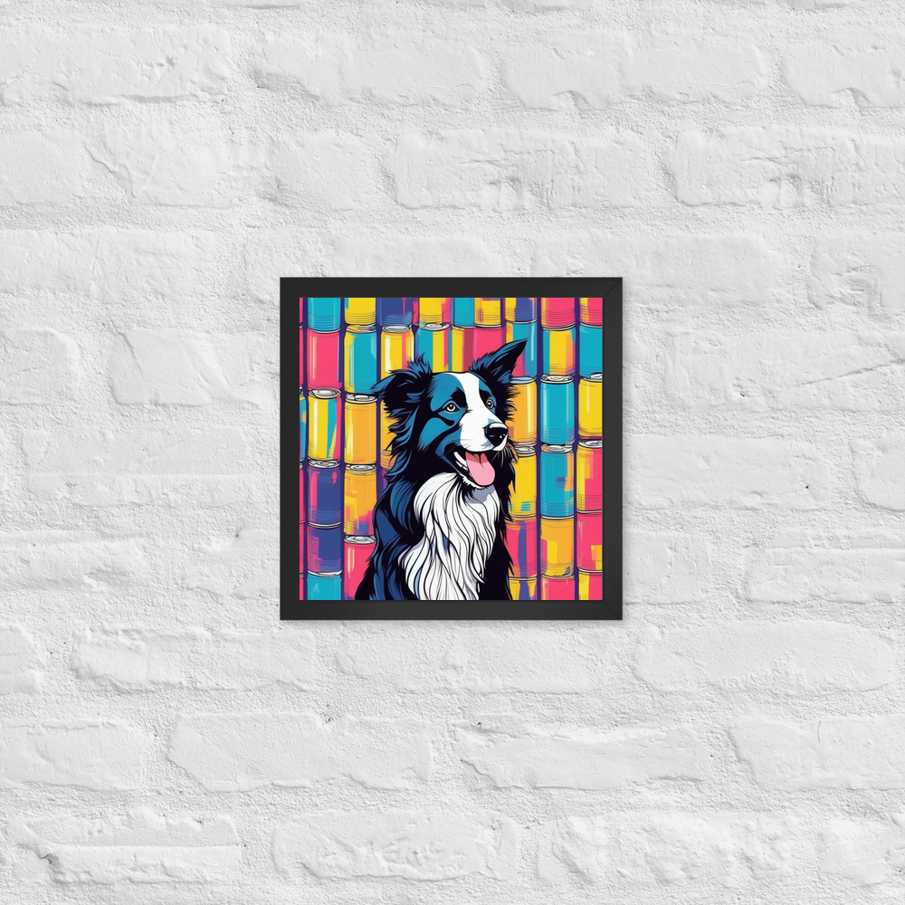 PugMug Custom Border Collie Framed Print