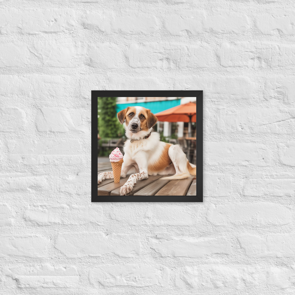 PugMug Custom Hazim Framed Print
