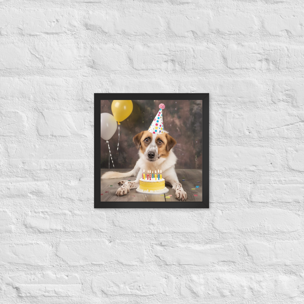 PugMug Custom Hazim Framed Print