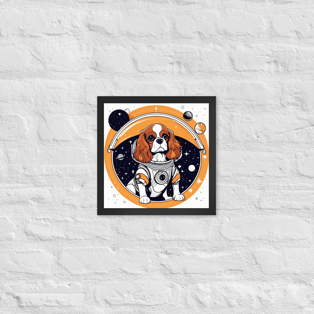 PugMug Custom Cavalier King Charles Spaniel Framed Print
