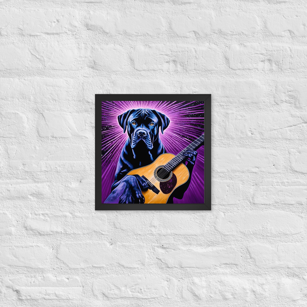 PugMug Custom Cane Corso Framed Print