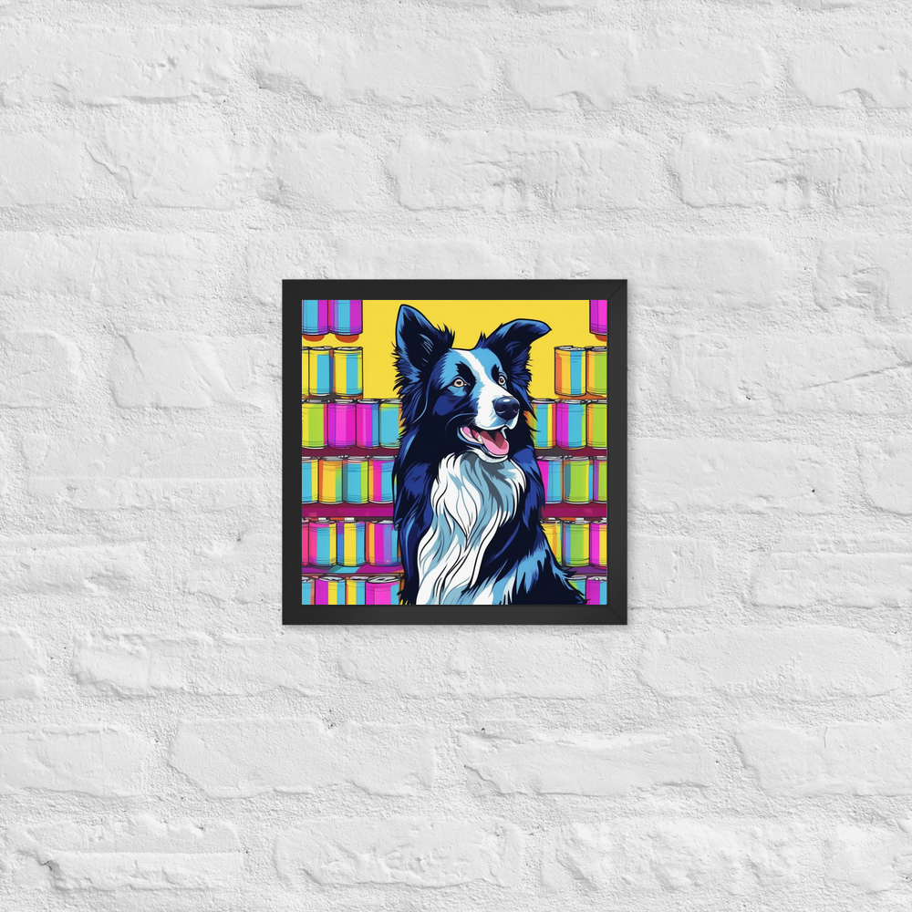 PugMug Custom Border Collie Framed Print