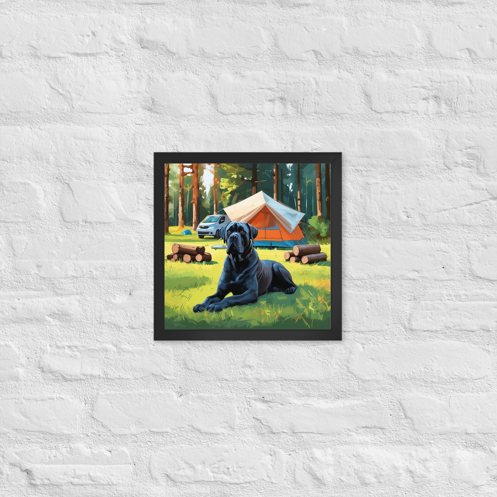 PugMug Custom Cane Corso Framed Print