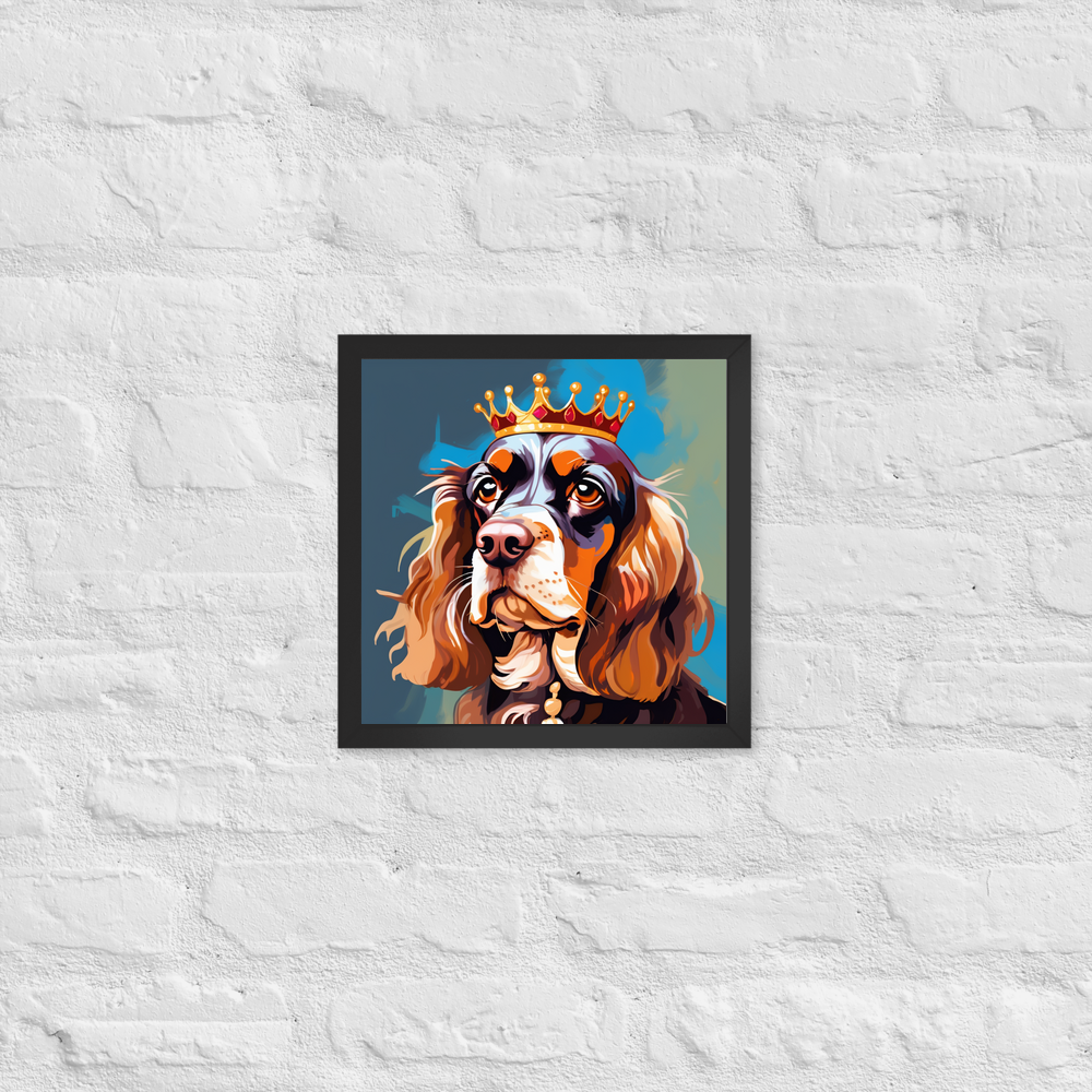 PugMug Custom English Cocker Spaniel Framed Print
