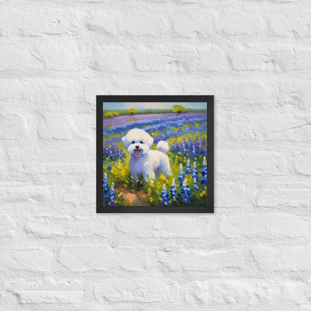 PugMug Custom Bichons Frise Framed Print