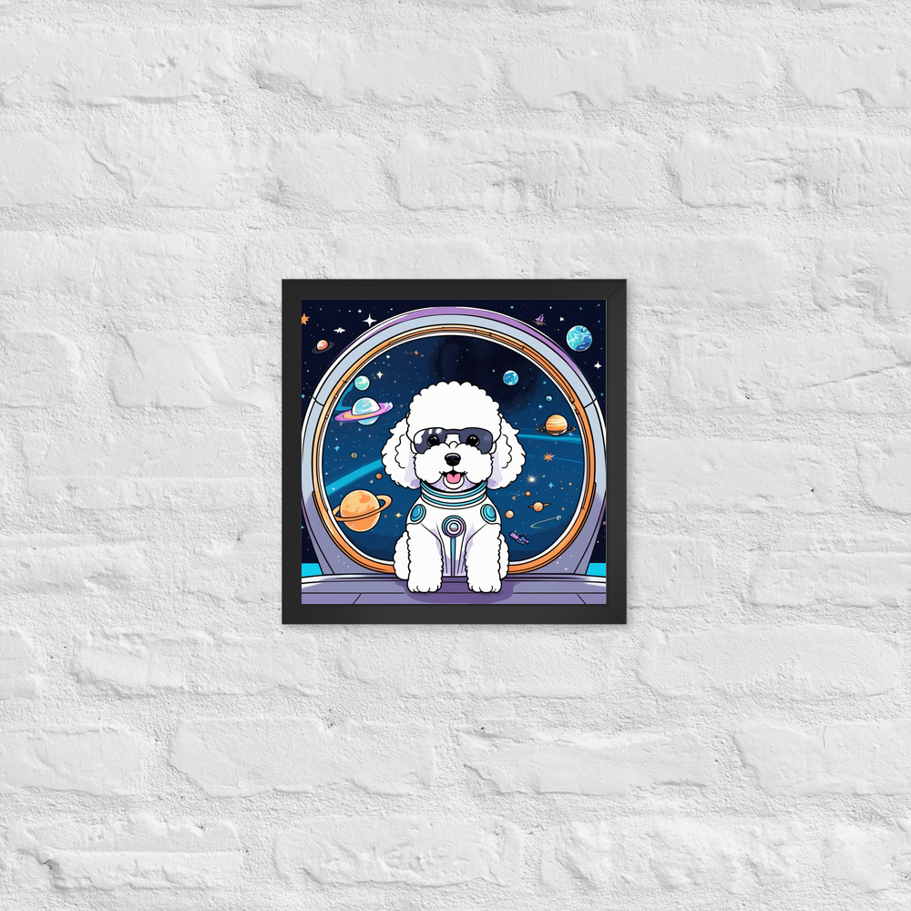 PugMug Custom Bichons Frise Framed Print