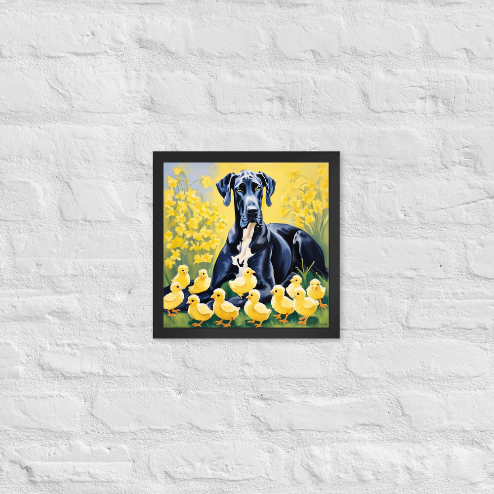 PugMug Custom Great Dane Framed Print