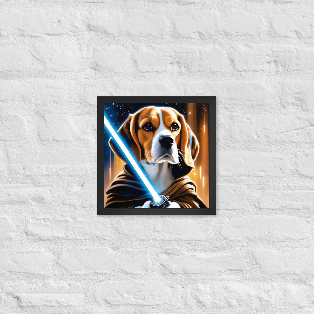 PugMug Custom Beagle Framed Print