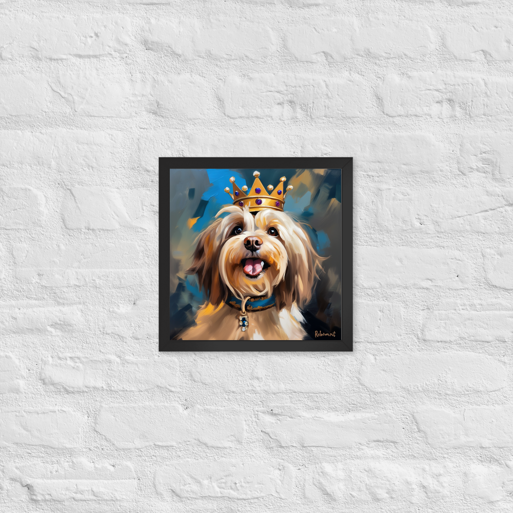 PugMug Custom Tan Havanese Dog Framed Print
