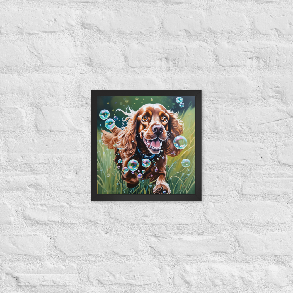 PugMug Custom Cocker Spaniel Framed Print
