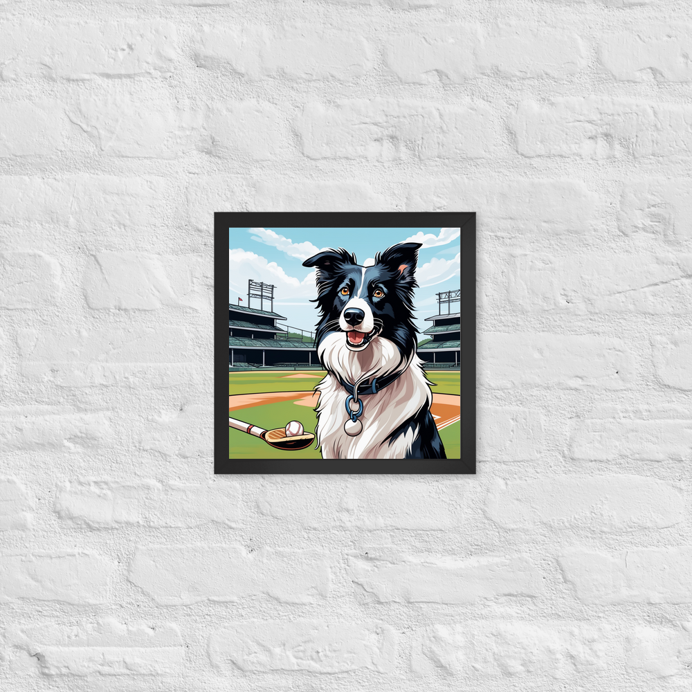 PugMug Custom Border Collie Framed Print
