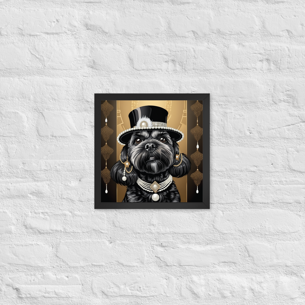 PugMug Custom Lily Framed Print