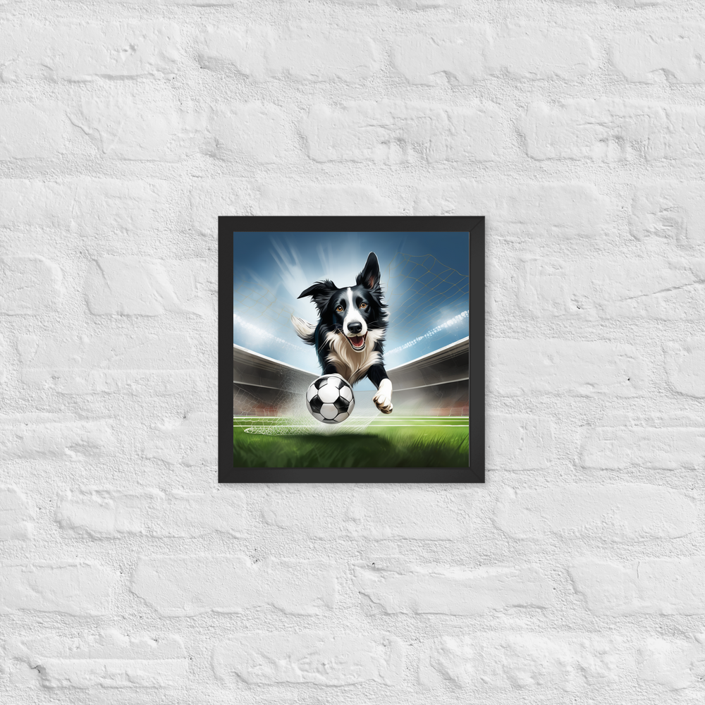 PugMug Custom Border Collie Framed Print