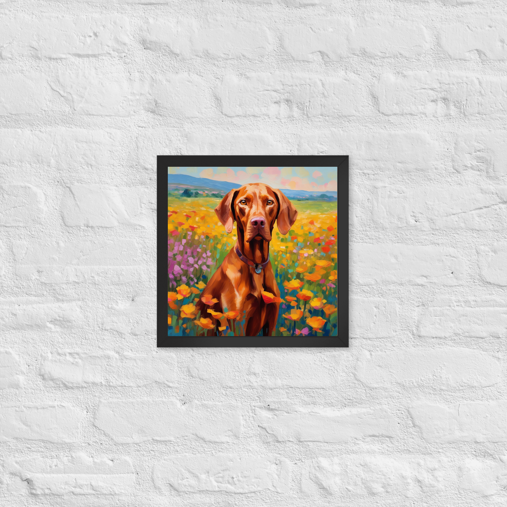 PugMug Custom Vizsla Framed Print