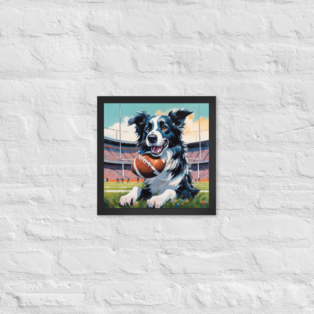 PugMug Custom Border Collie Framed Print