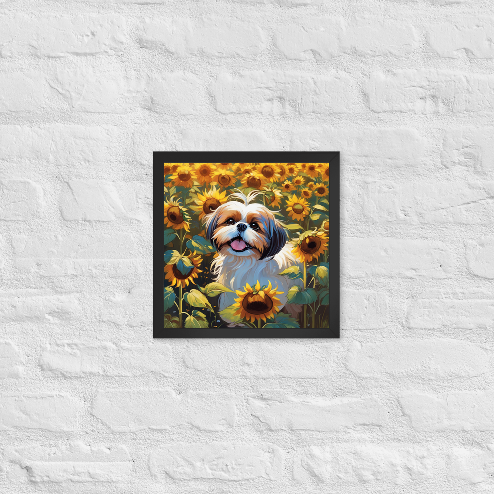 PugMug Custom Shih Tzu Framed Print