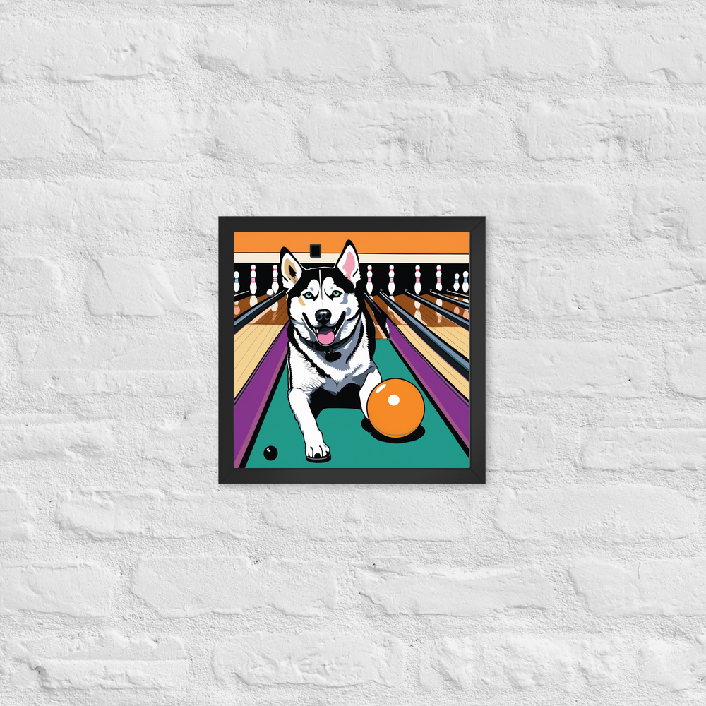 PugMug Custom Siberian Husky Framed Print