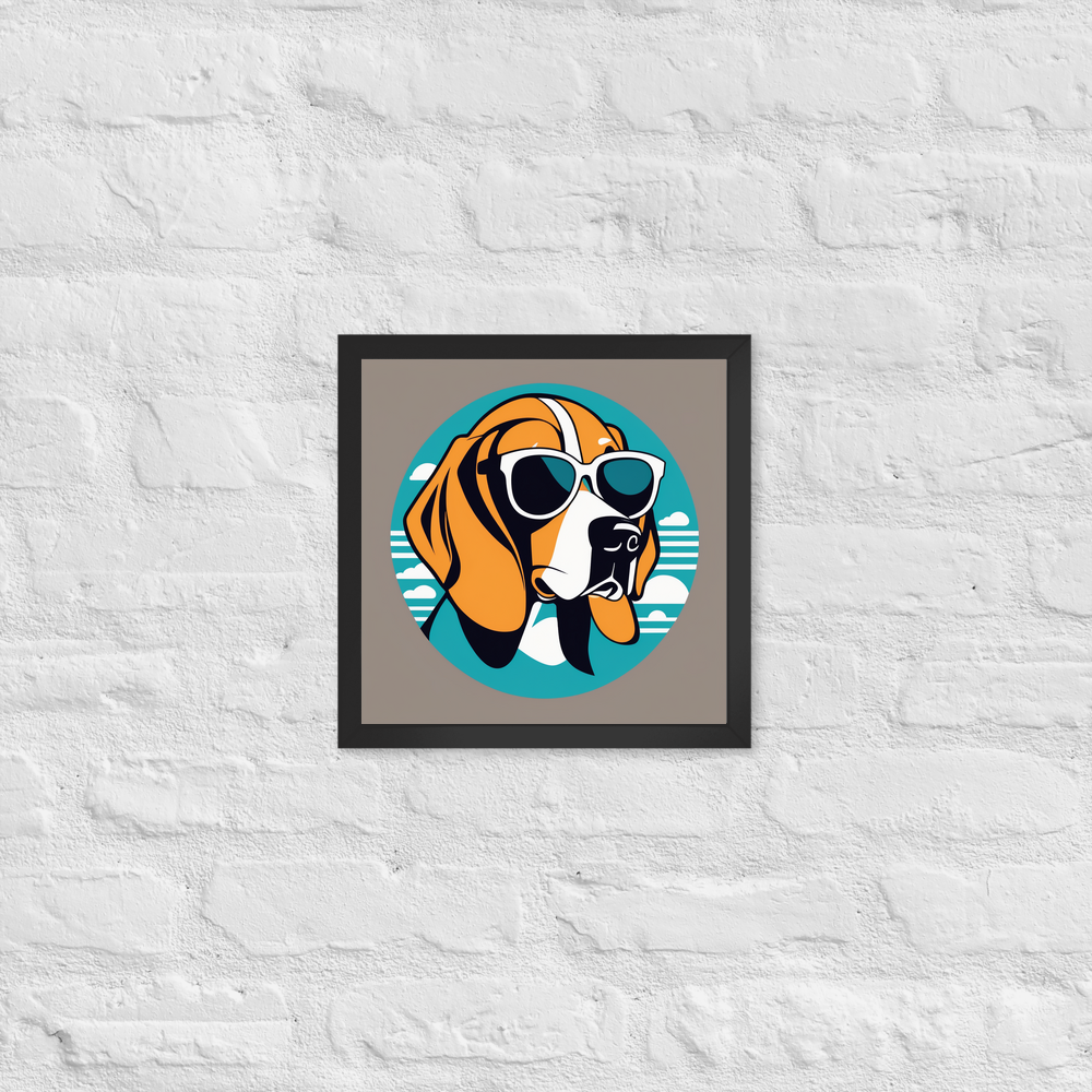 PugMug Custom Beagle Framed Print