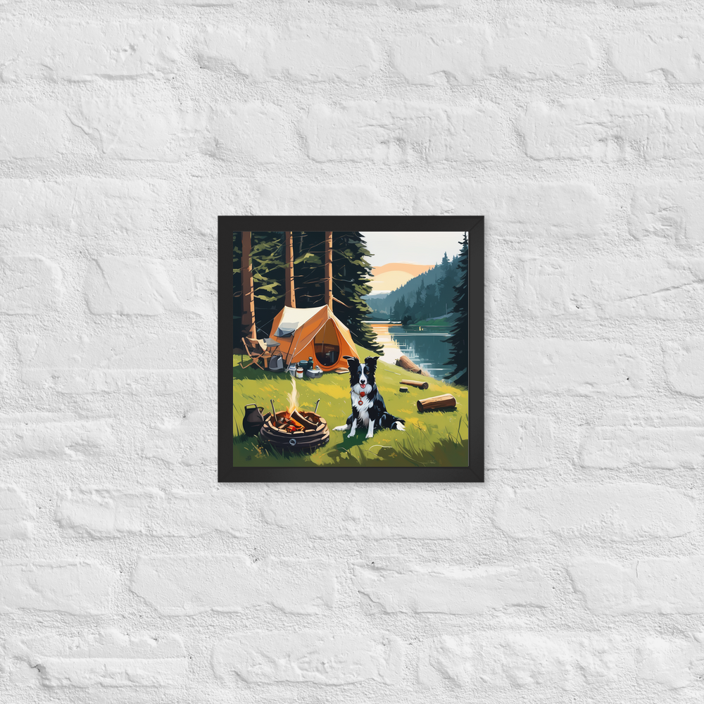 PugMug Custom Border Collie Framed Print