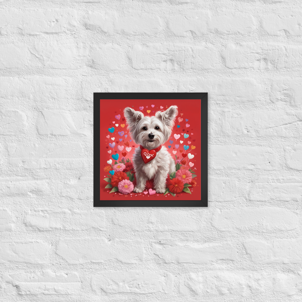 PugMug Custom Leo Framed Print