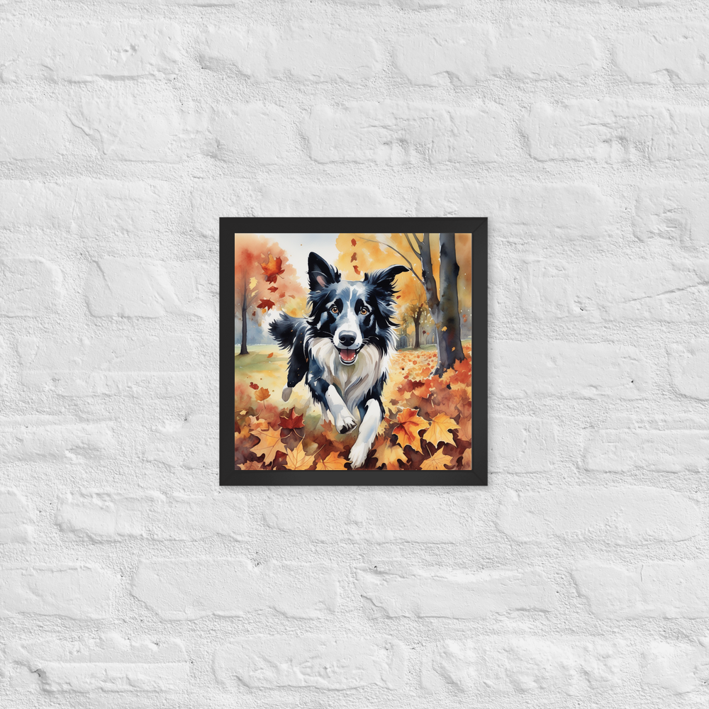 PugMug Custom Border Collie Framed Print