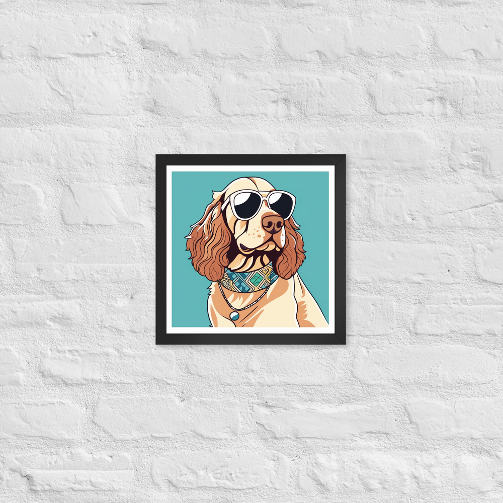 PugMug Custom Cocker Spaniel Framed Print