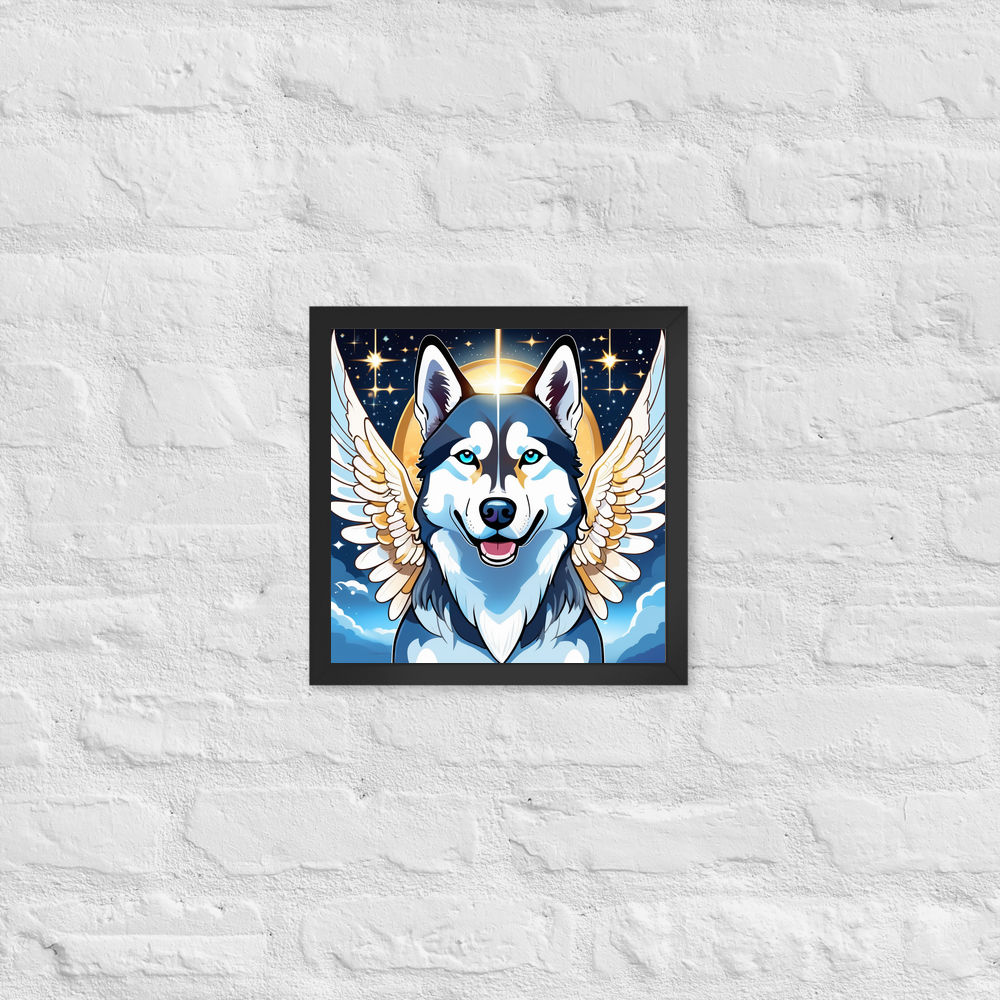 PugMug Custom Siberian Husky Framed Print