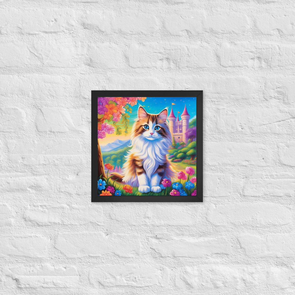 PugMug Custom Tabby Ragdoll Cat Framed Print