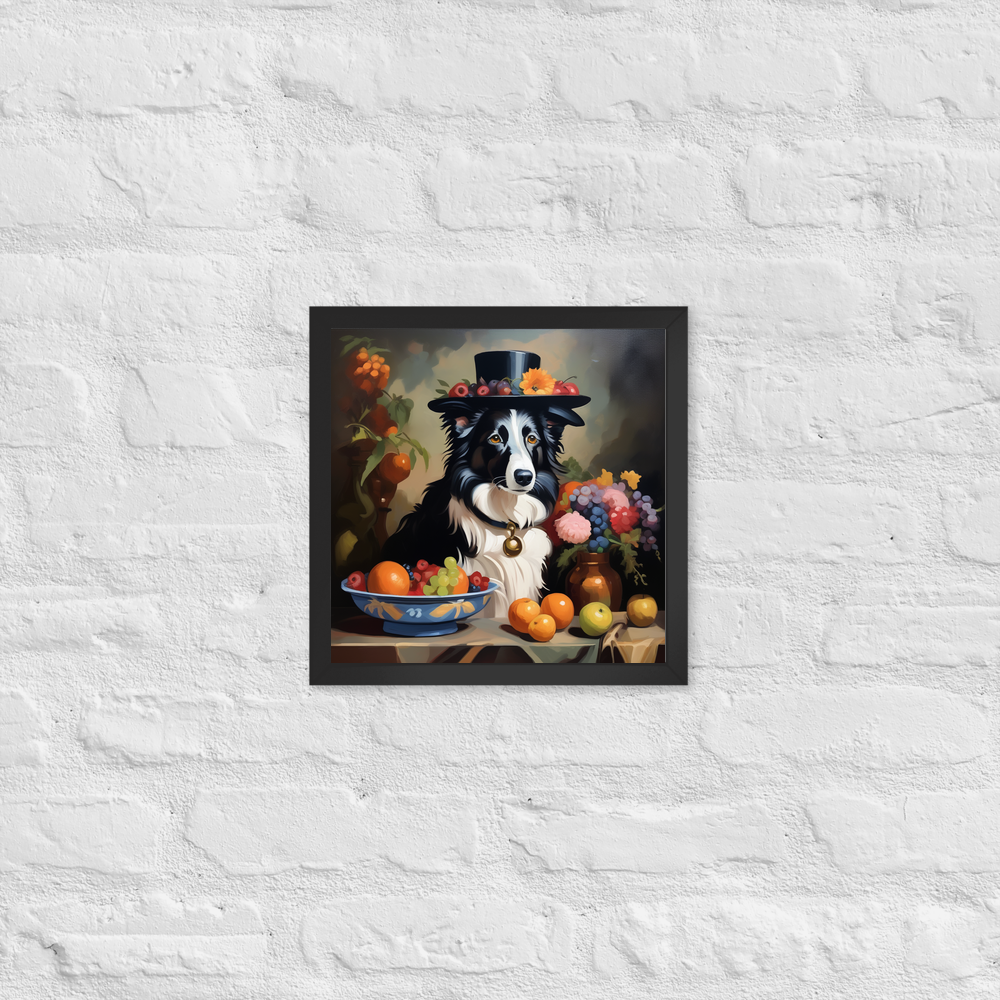 PugMug Custom Border Collie Framed Print
