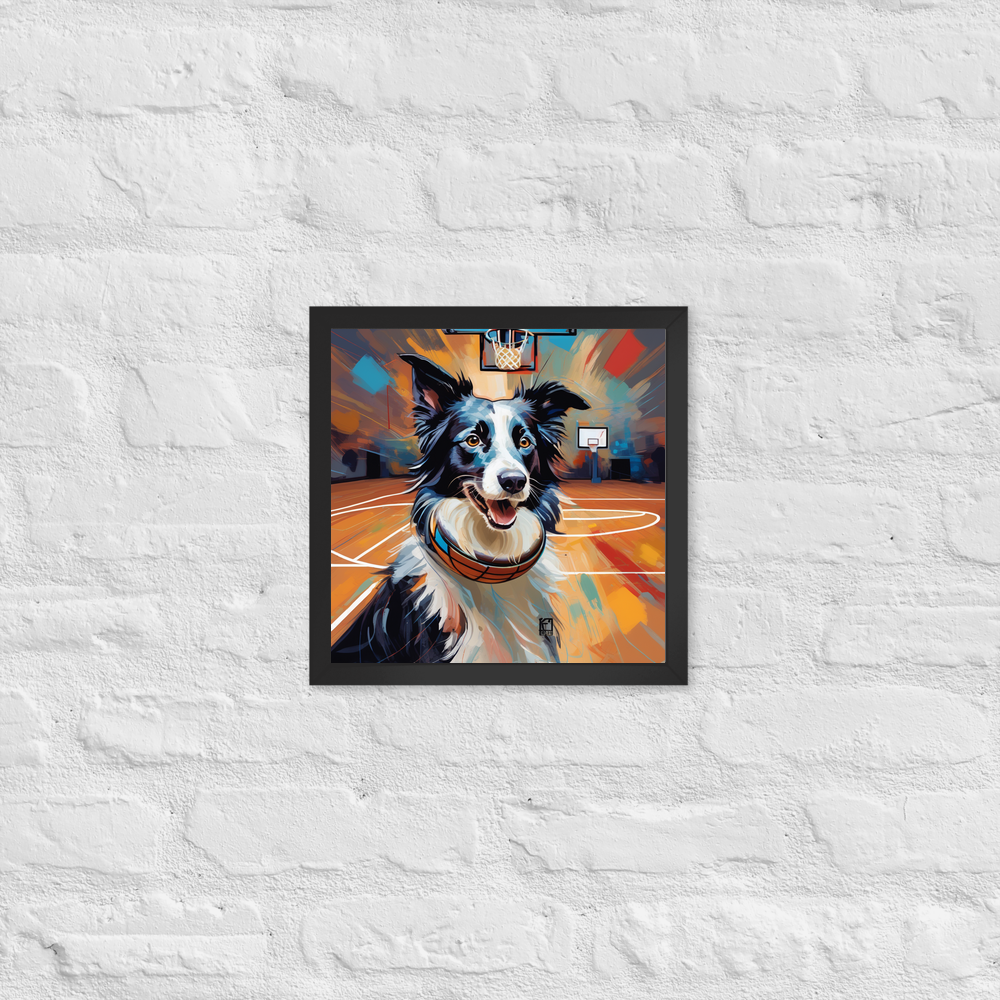 PugMug Custom Border Collie Framed Print