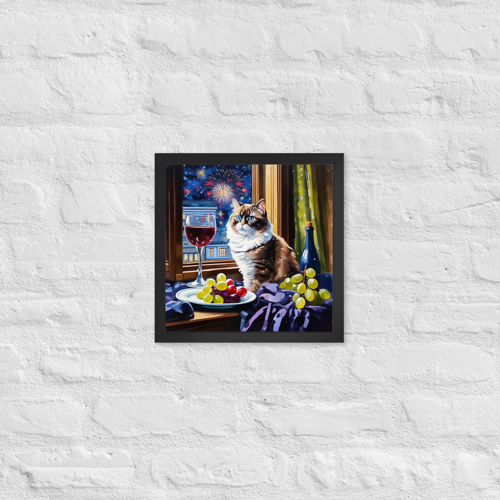 PugMug Custom Tabby Ragdoll Cat Framed Print