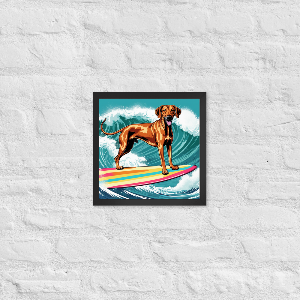 PugMug Custom Rhodesian Ridgeback Framed Print