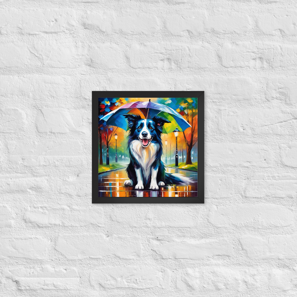 PugMug Custom Border Collie Framed Print