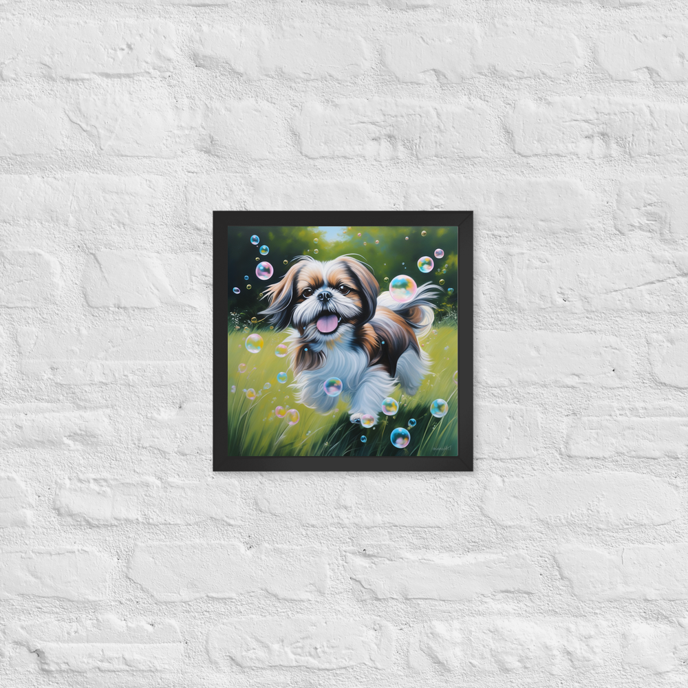 PugMug Custom Shih Tzu Framed Print