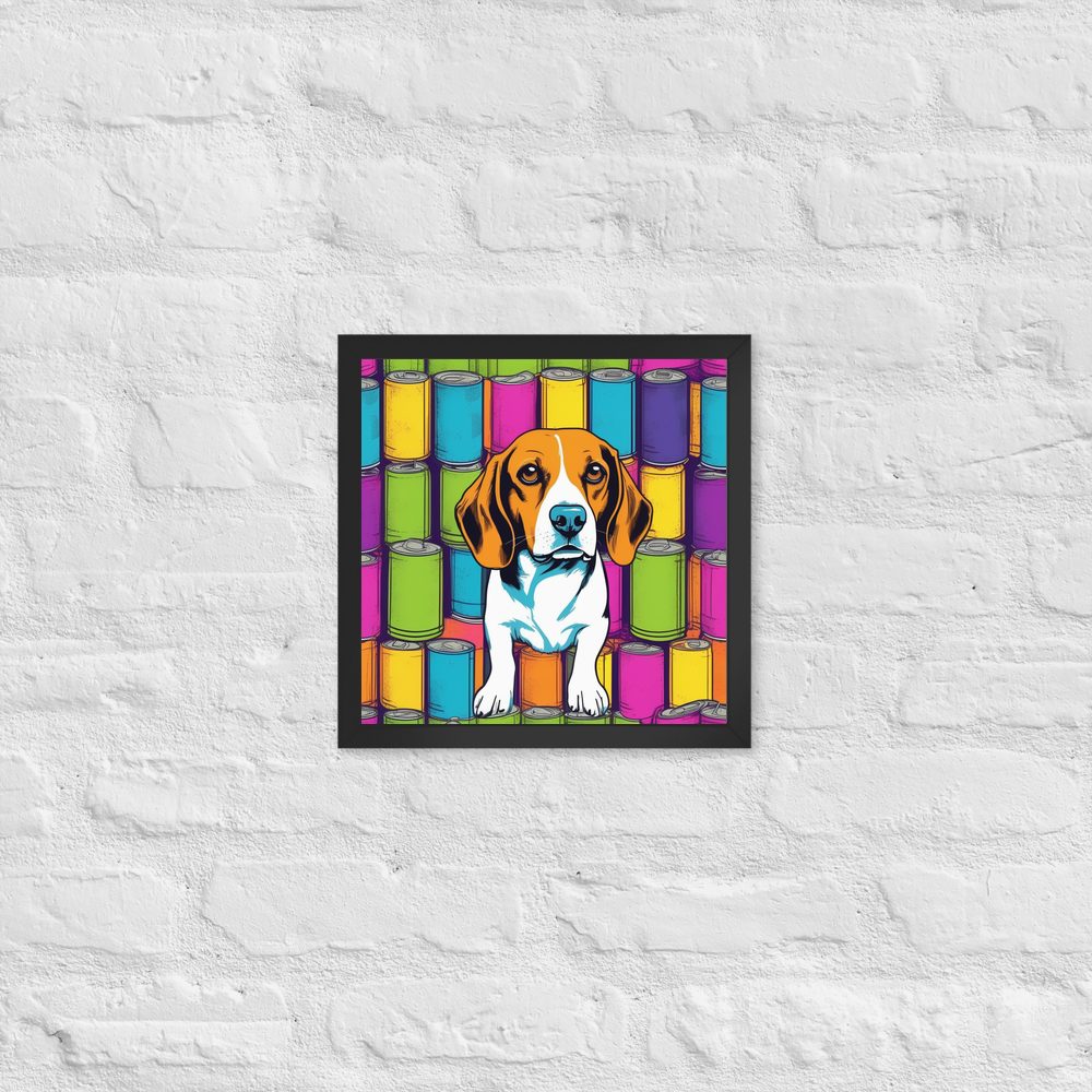 PugMug Custom Beagle Framed Print
