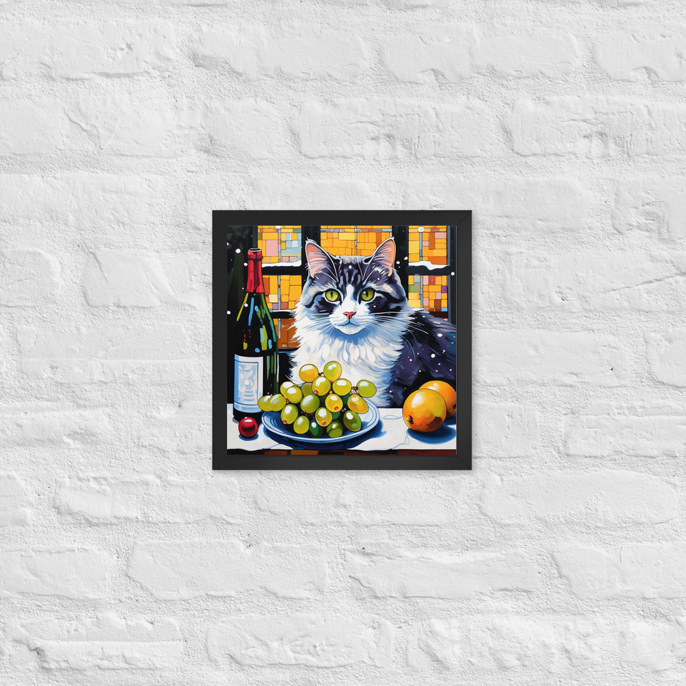 PugMug Custom Tabby Ragdoll Cat Framed Print