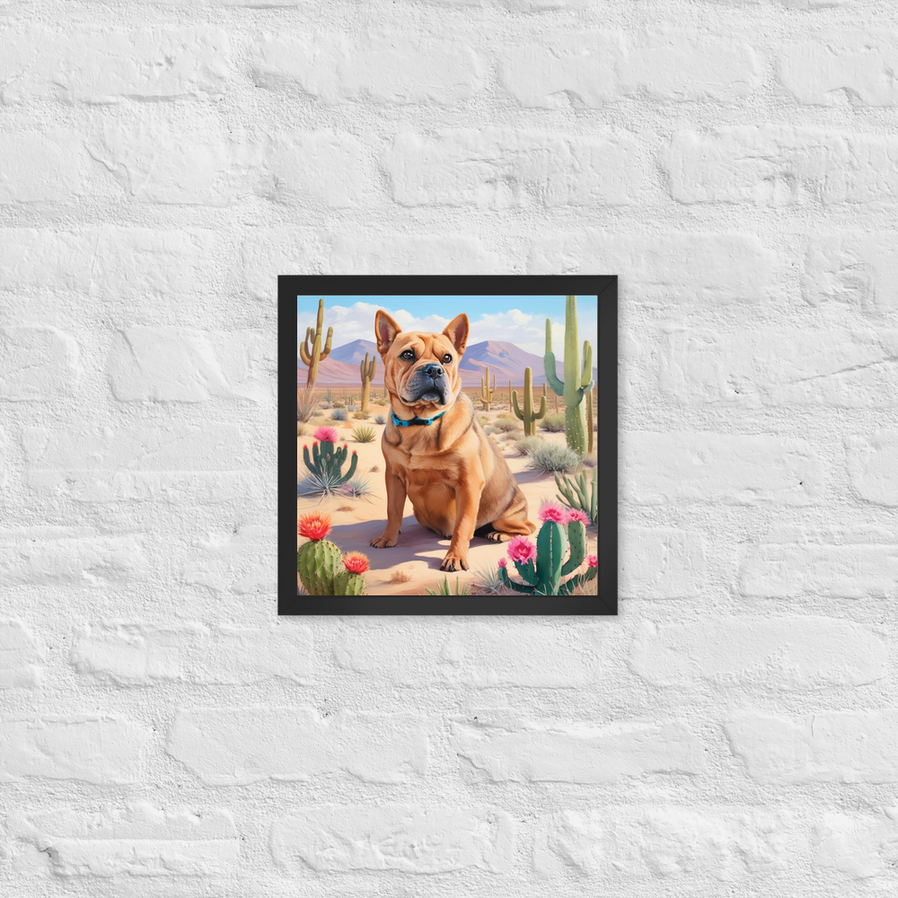 PugMug Custom Halina Framed Print