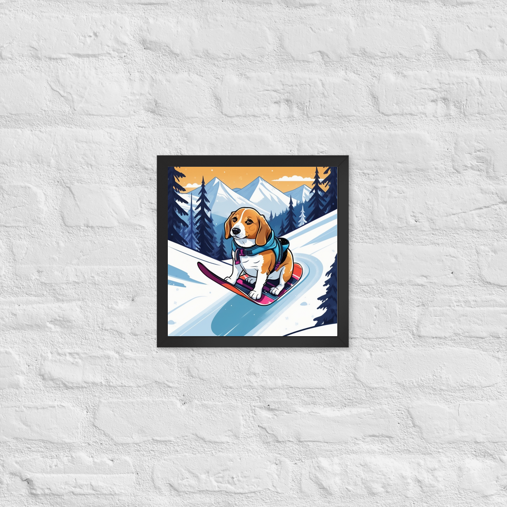 PugMug Custom Munchkin Framed Print