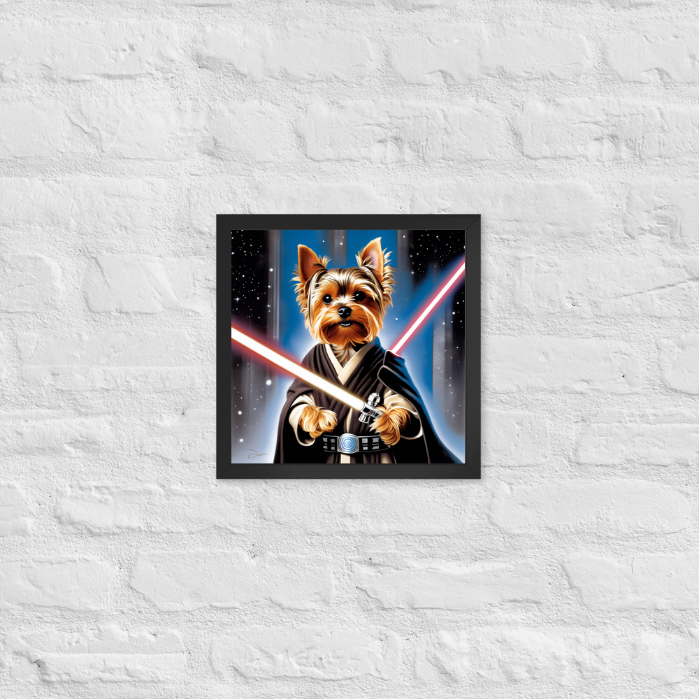 PugMug Custom Yorkshire Terrier Framed Print