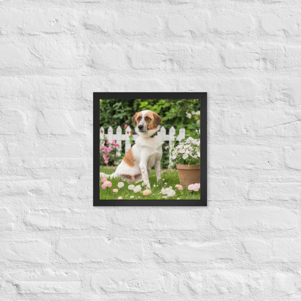 PugMug Custom Hazim Framed Print