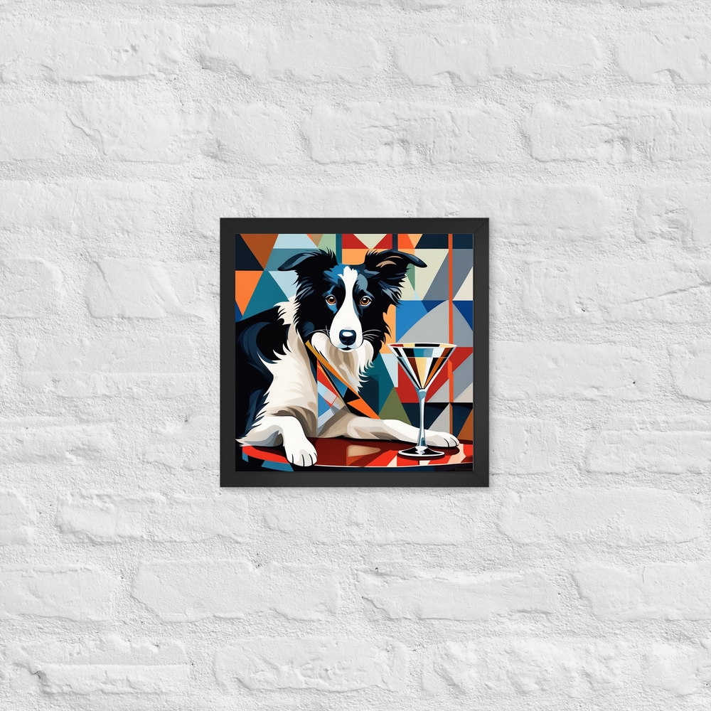 PugMug Custom Border Collie Framed Print